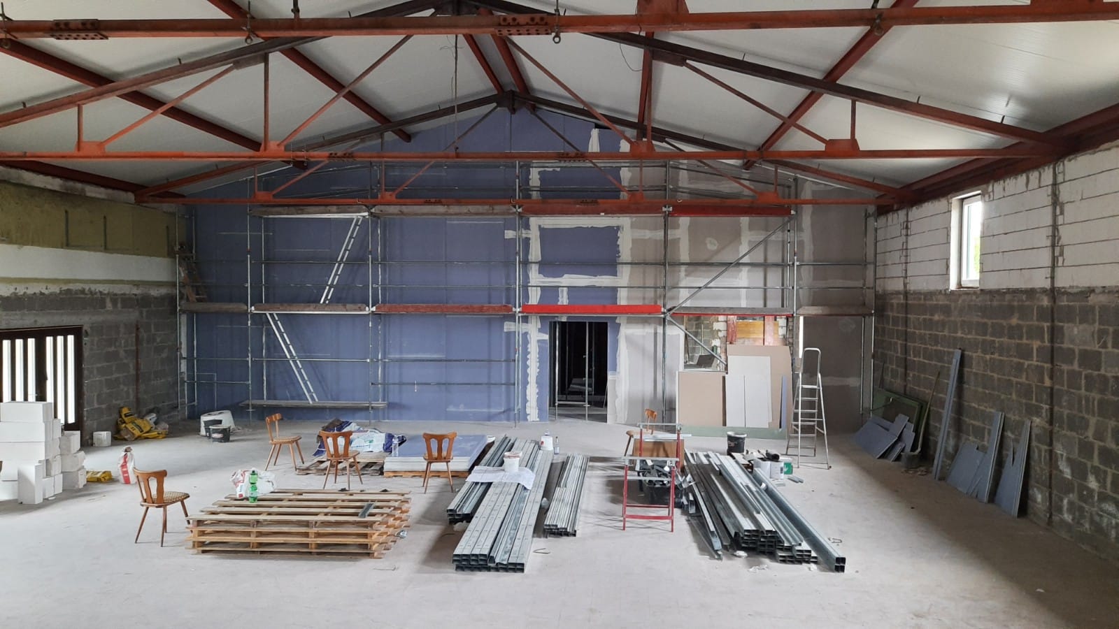 Wiederaufbau Sporthalle – Bild 20