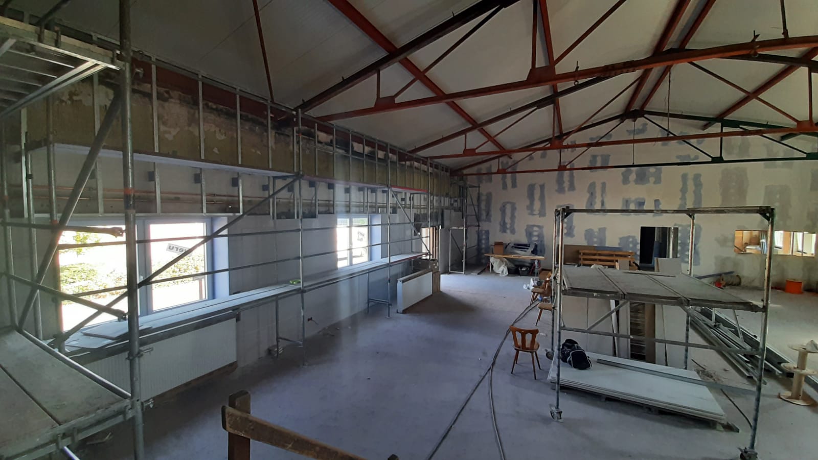 Wiederaufbau Sporthalle – Bild 30